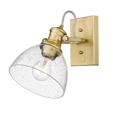 Golden 3118-BA1 BCB-SD - Yep by Golden Lighting Hines 1-light Vanity in Brushed Champagne Brass
